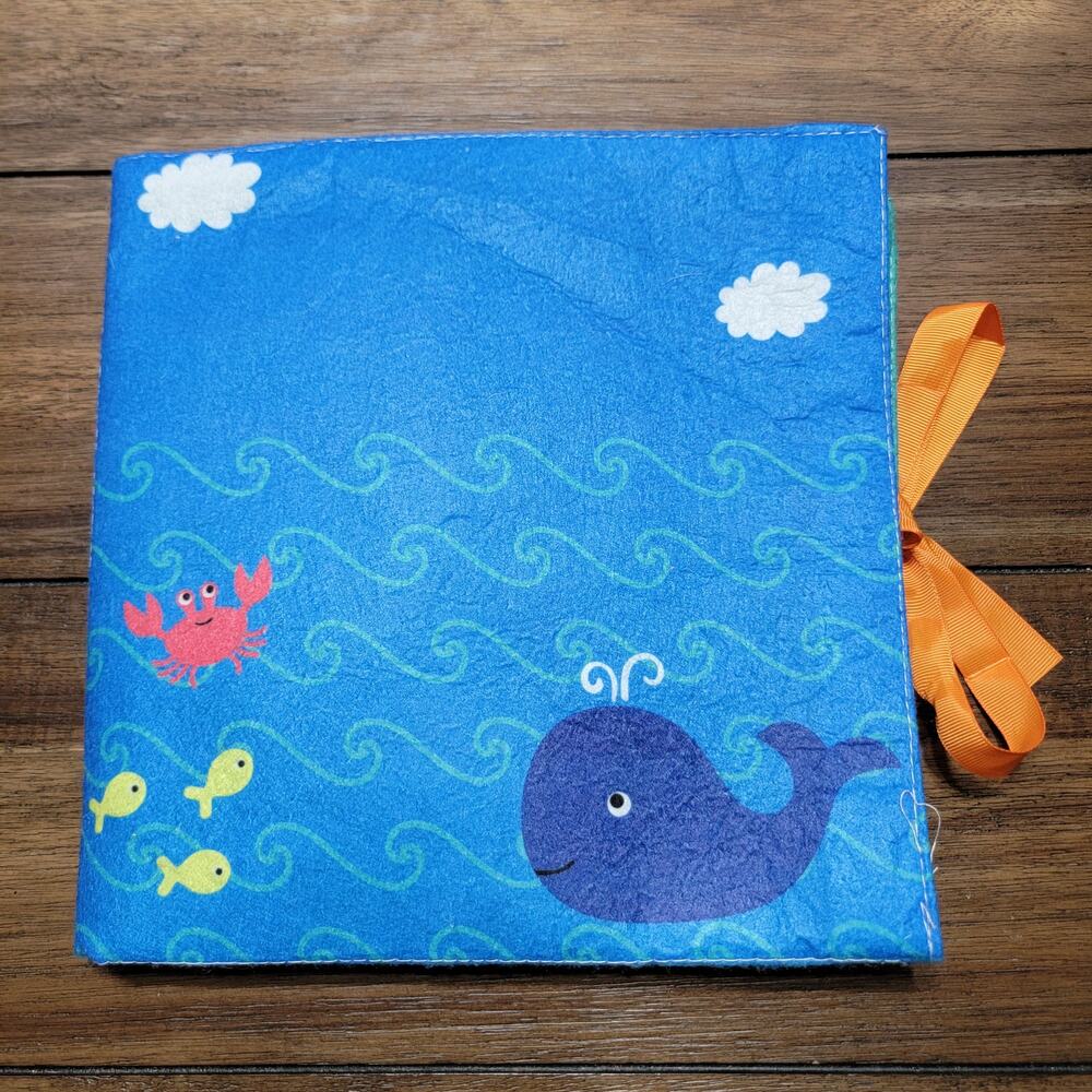 Quiet Busy Felt Book for Sensory Activity & Early Childhood Development